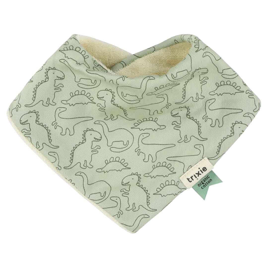 Bandana bib 3-pack mix - Daring Dino